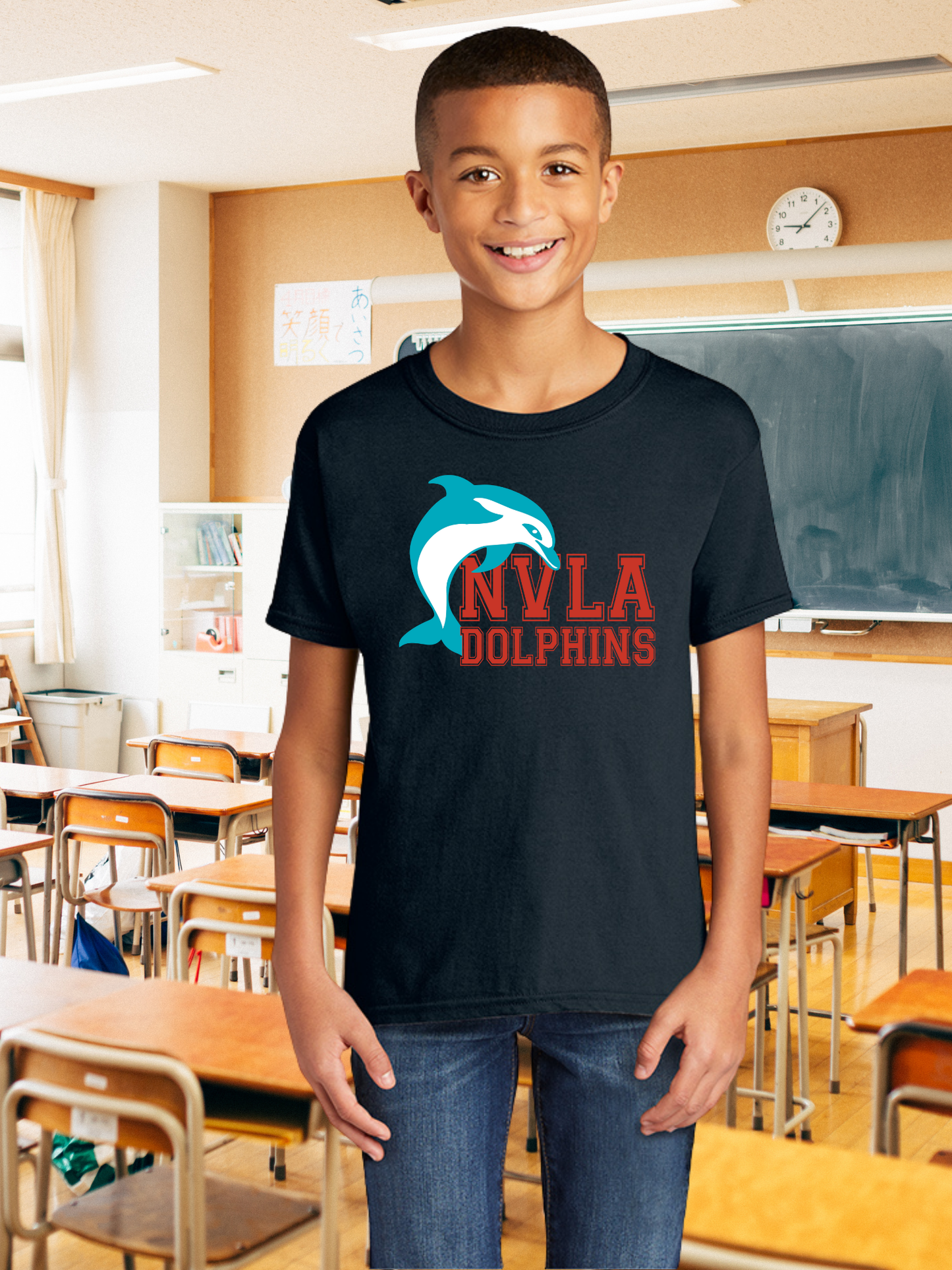 NVLA Dolphins Youth Tee