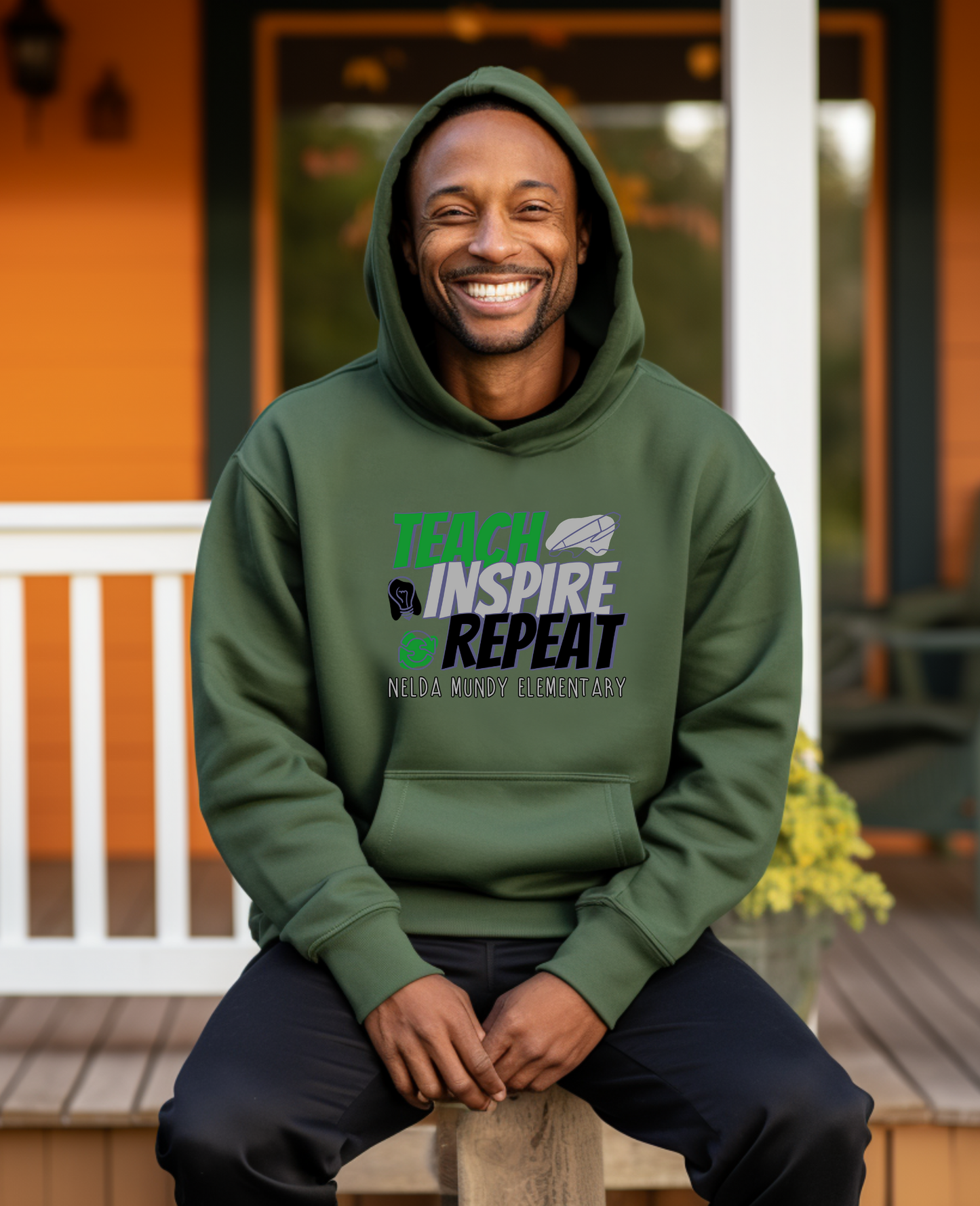 Teach Inspire Repeat Unisex Hoodie