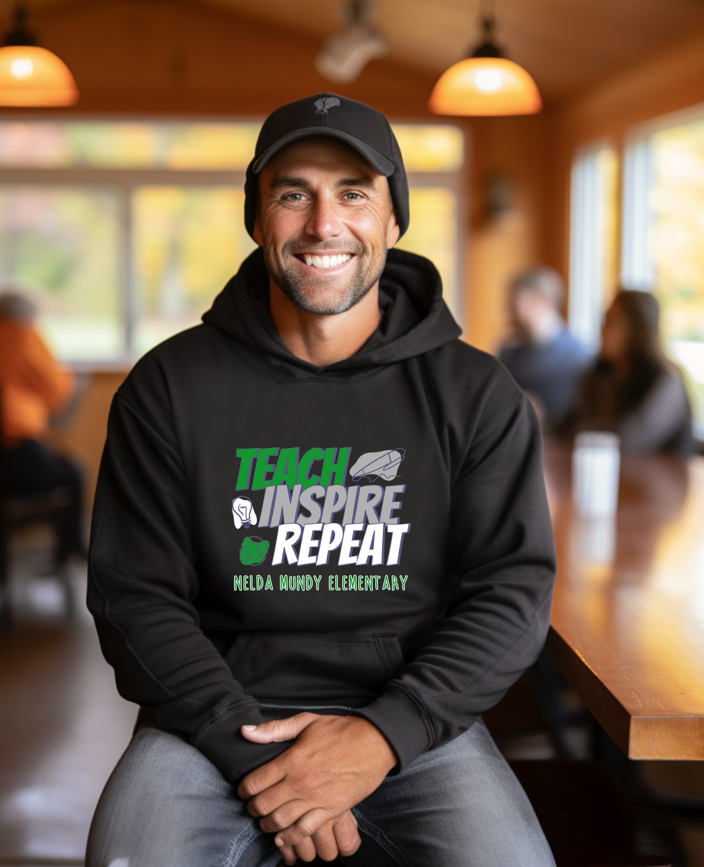 Teach Inspire Repeat Unisex Hoodie