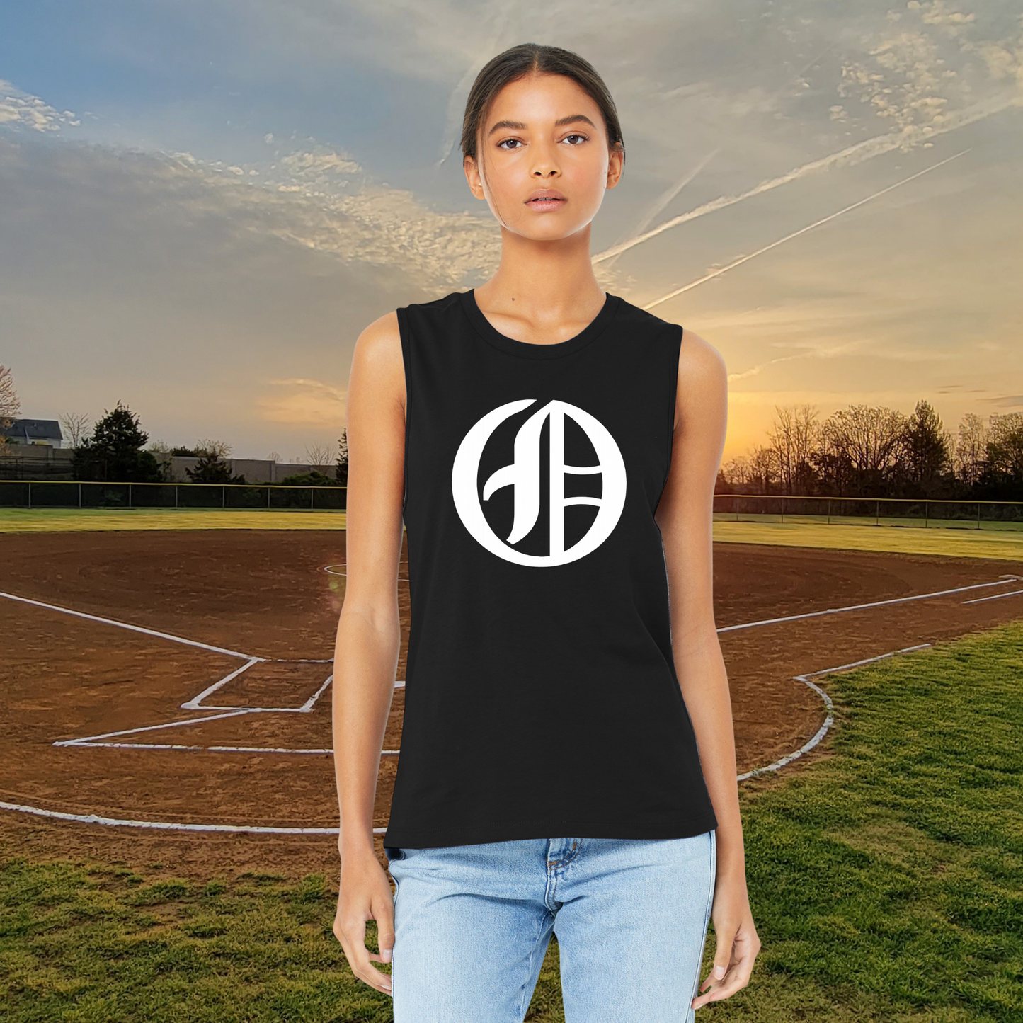 GA Logo Bella+Canvas Muscle Tank