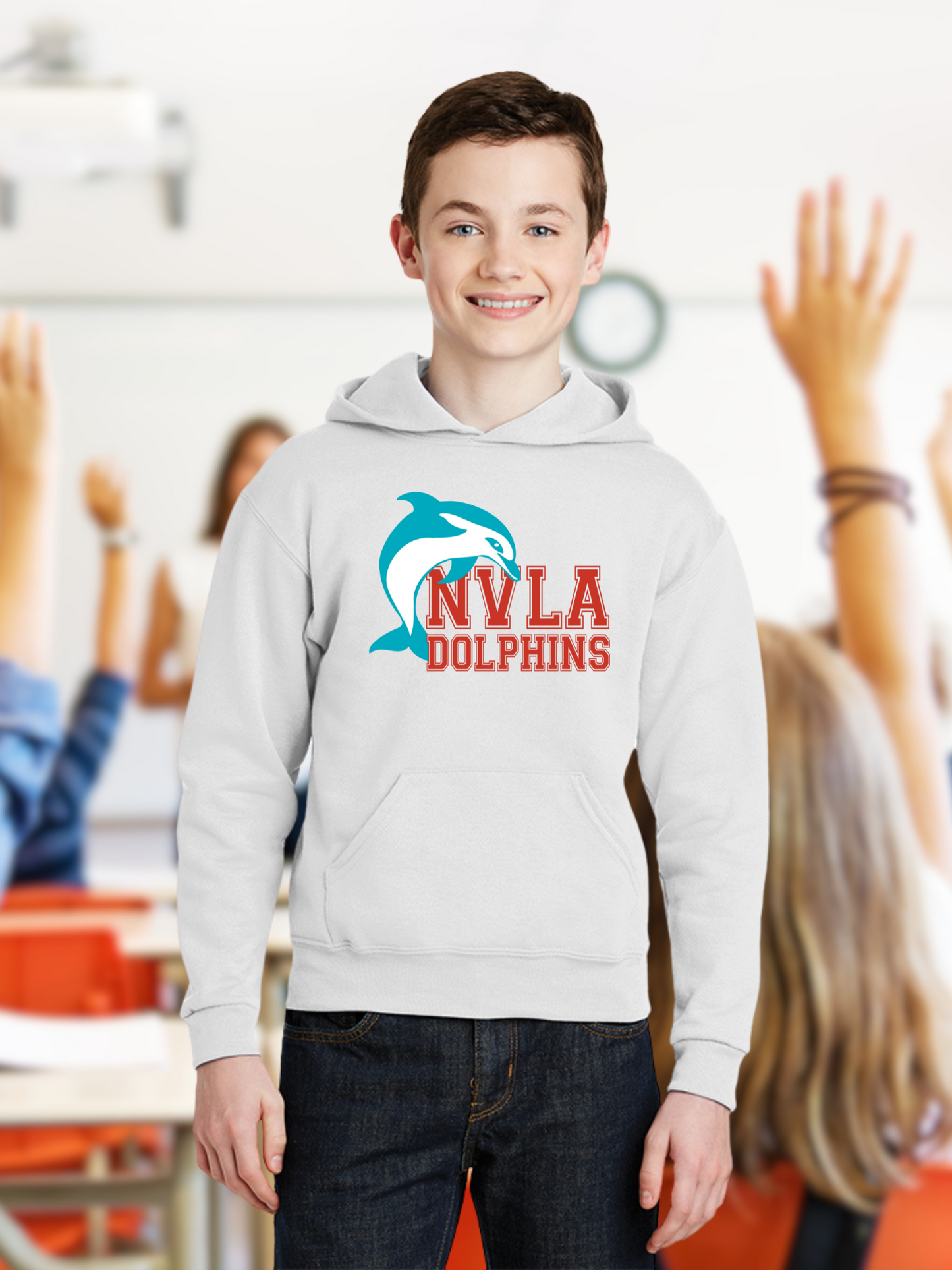 NVLA Dolphins Youth Hoodie