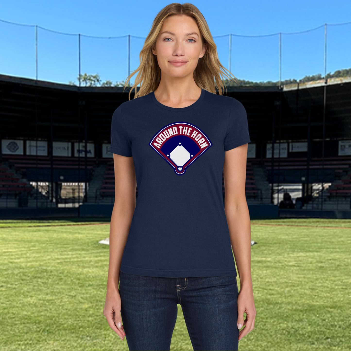 Around The Horn Ladies Tee