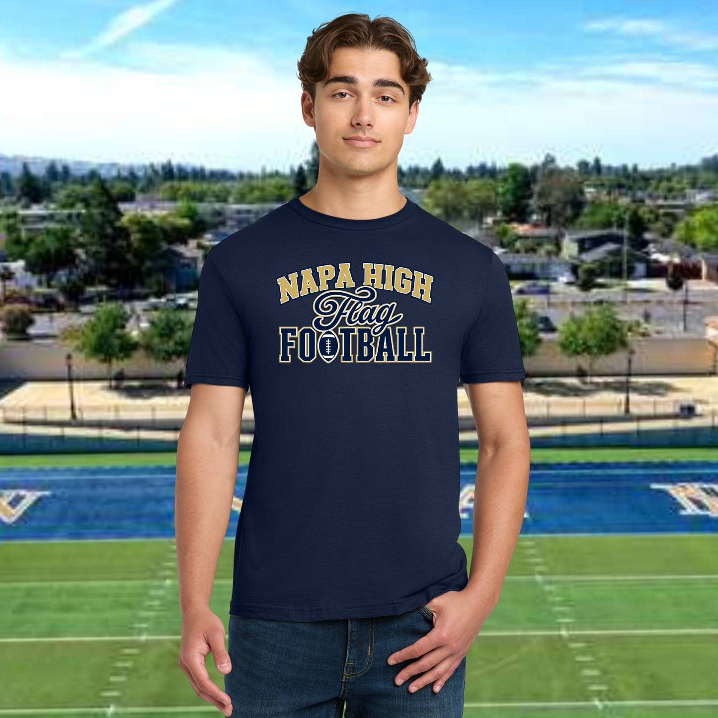 NHS Flag Football Adult Unisex Tee