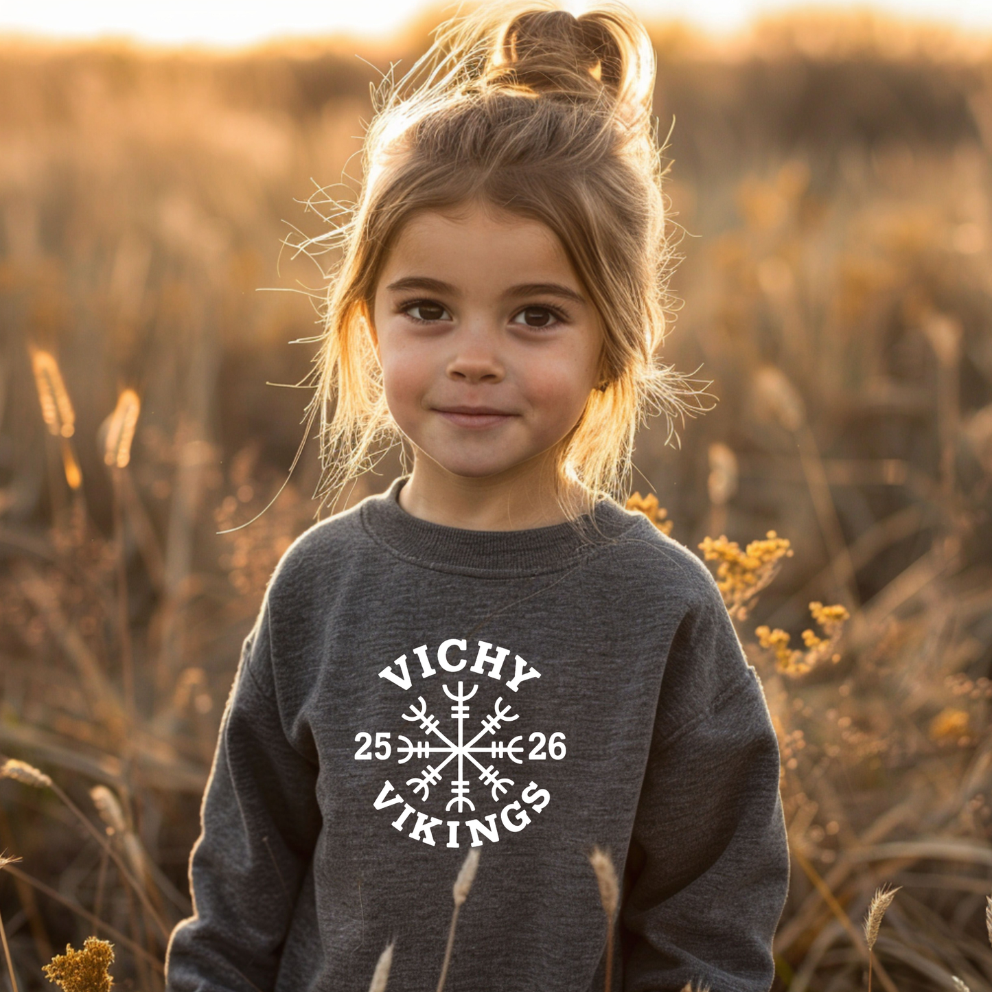 Youth Vichy 25/26 Star Crewneck Sweatshirt