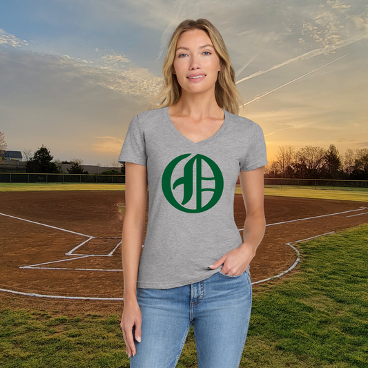 OH Logo Softstyle Ladies V-Neck Tee