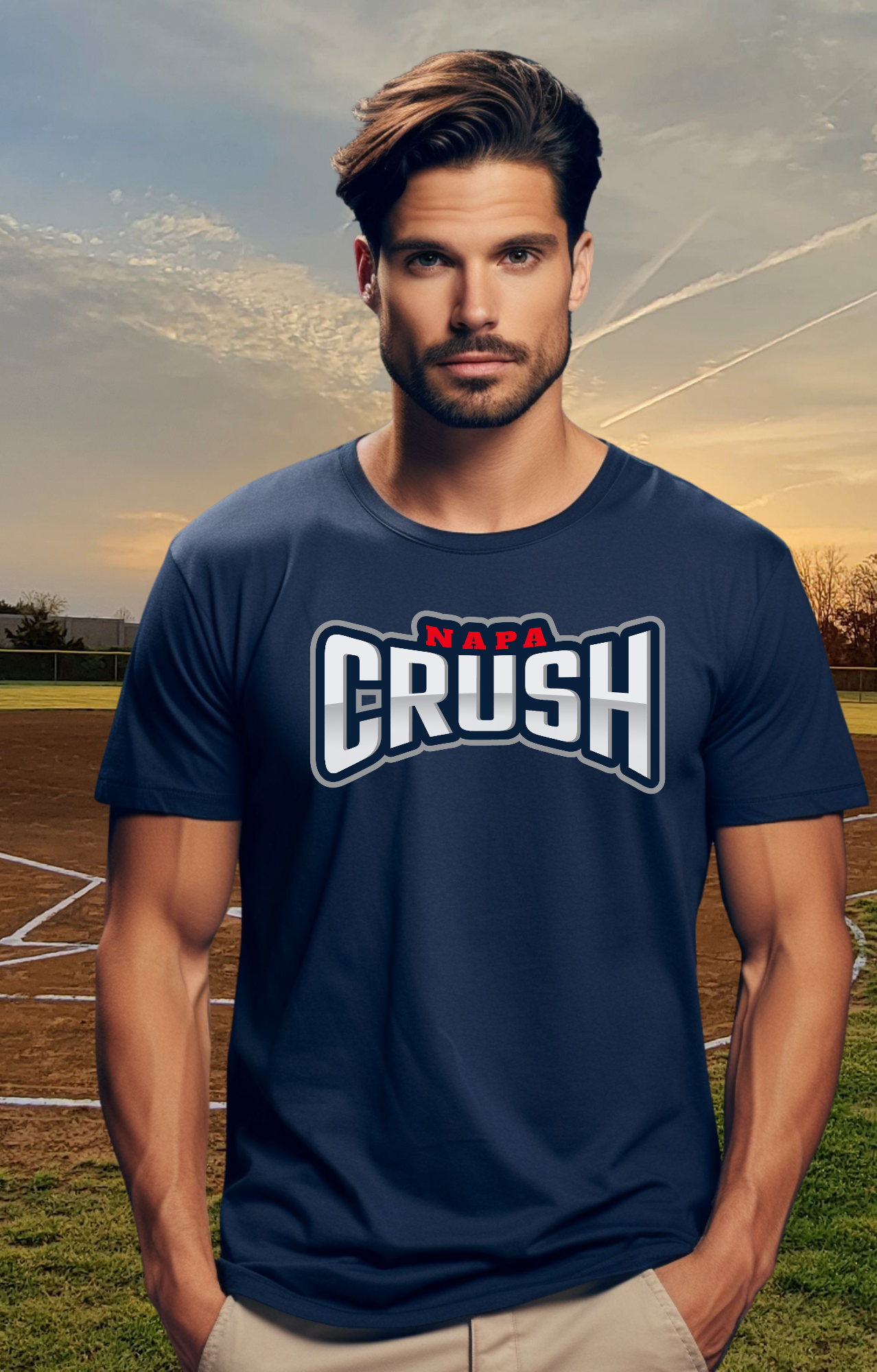 Napa Crush Unisex Adult Short Sleeve Tee