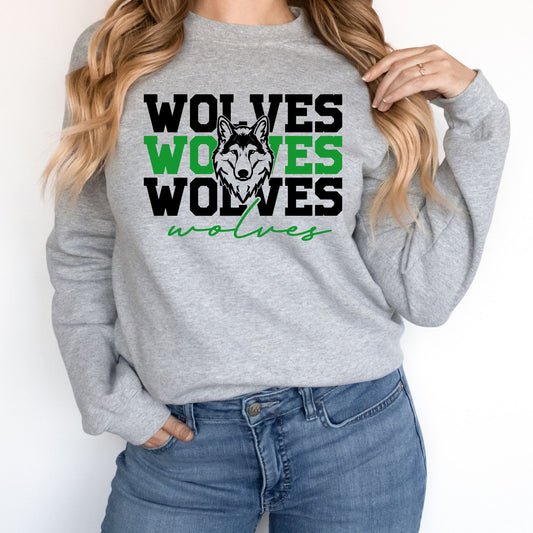 Wolves Crewneck Pullover