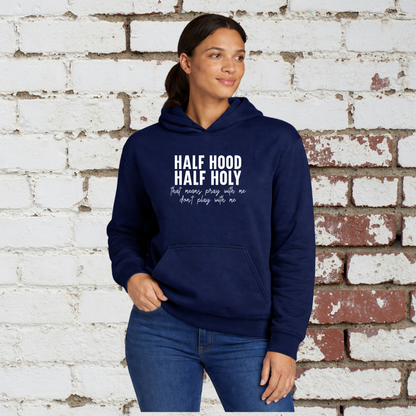 Half Holy Unisex Hoodie