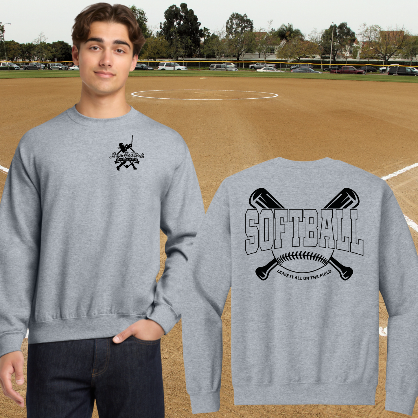 Leave It All On The Field 2026 Unisex Crewneck