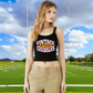 Vintage Crushers Cheer Ladies Tank