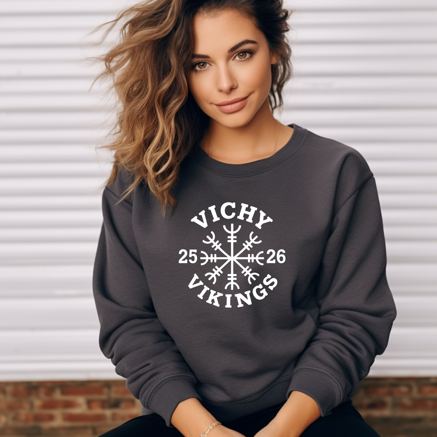 Adult Vichy 25/26 Star Crewneck Sweatshirt