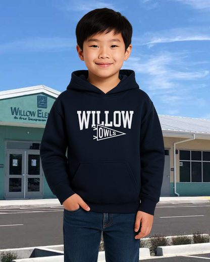 Willow Pennant Youth Hoodie