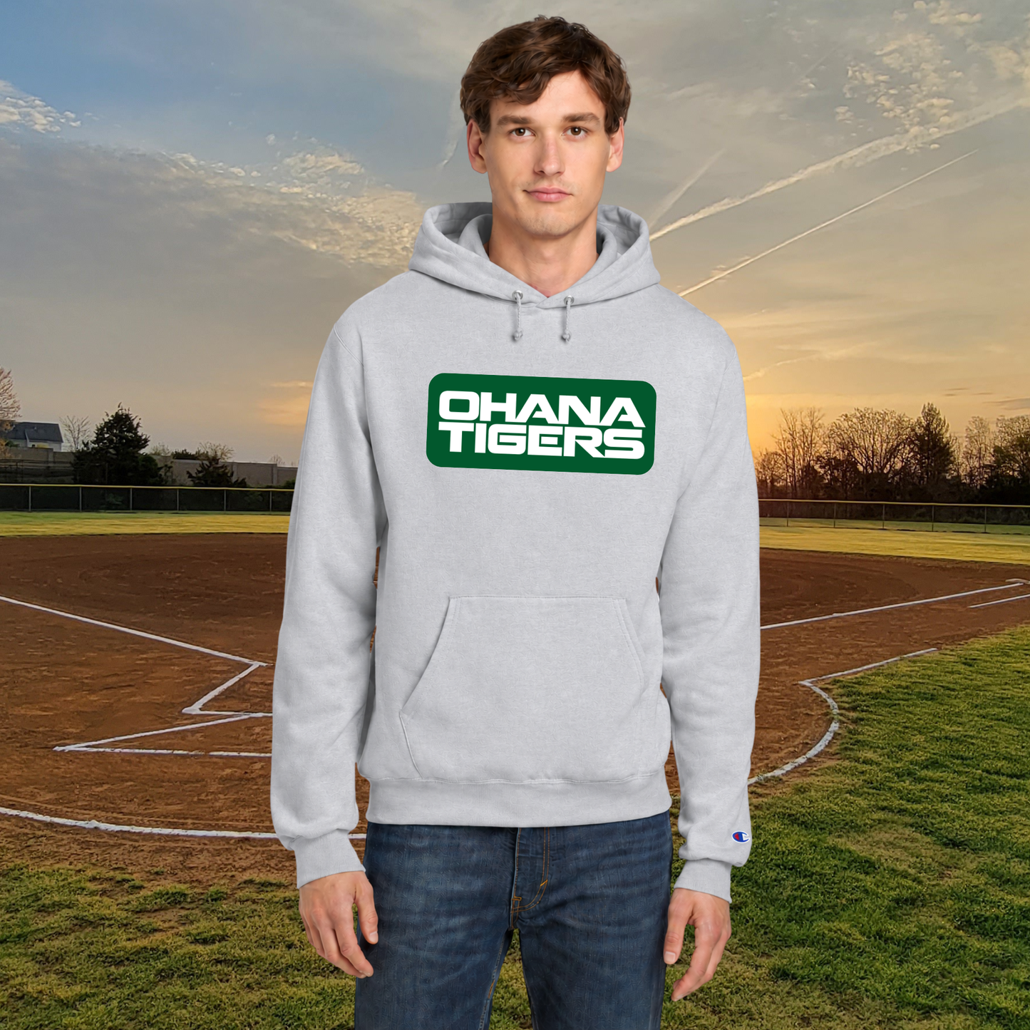 Ohana Tigers Champion Unisex Adult Hoodie