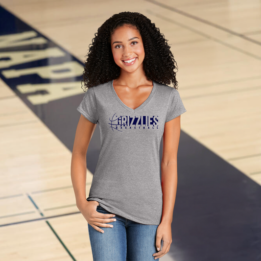 Grizzlies Ladies V-Neck Tee