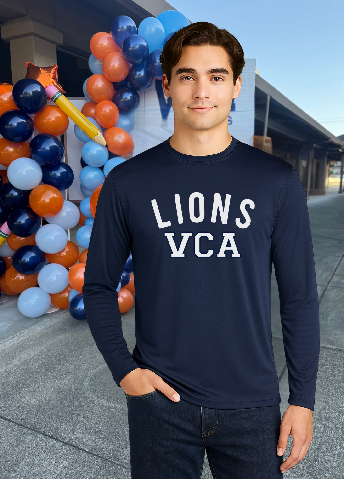 Unisex Long Sleeve Lions VCA Tee