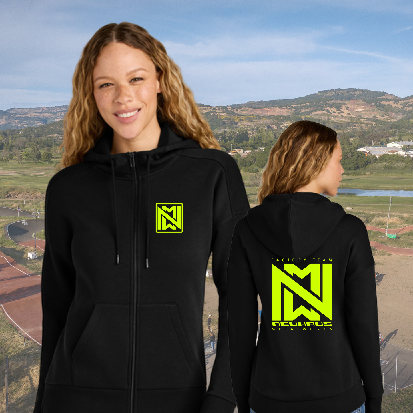 Ladies Neuhaus MetalWorks Full Zip Hoodie