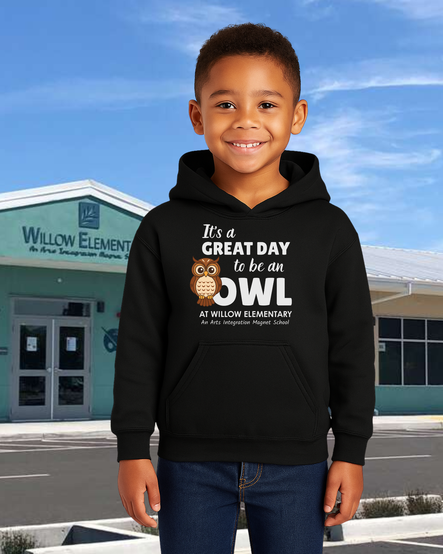 It's A Great Day To Be An Owl Youth Hoodie