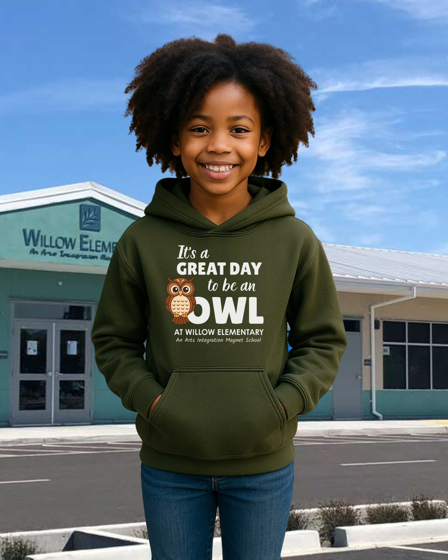 It's A Great Day To Be An Owl Youth Hoodie