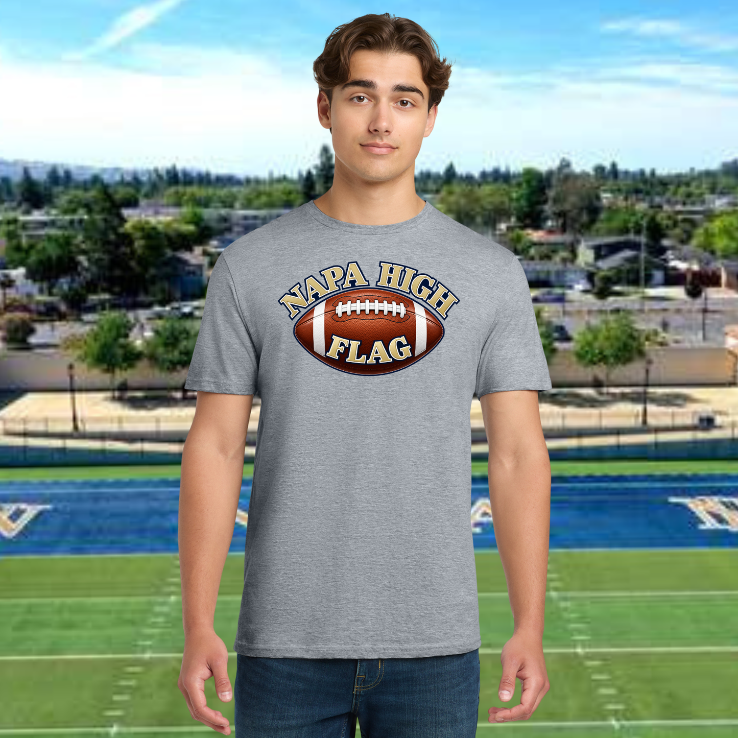 Napa High Flag Football Adult Unisex Tee