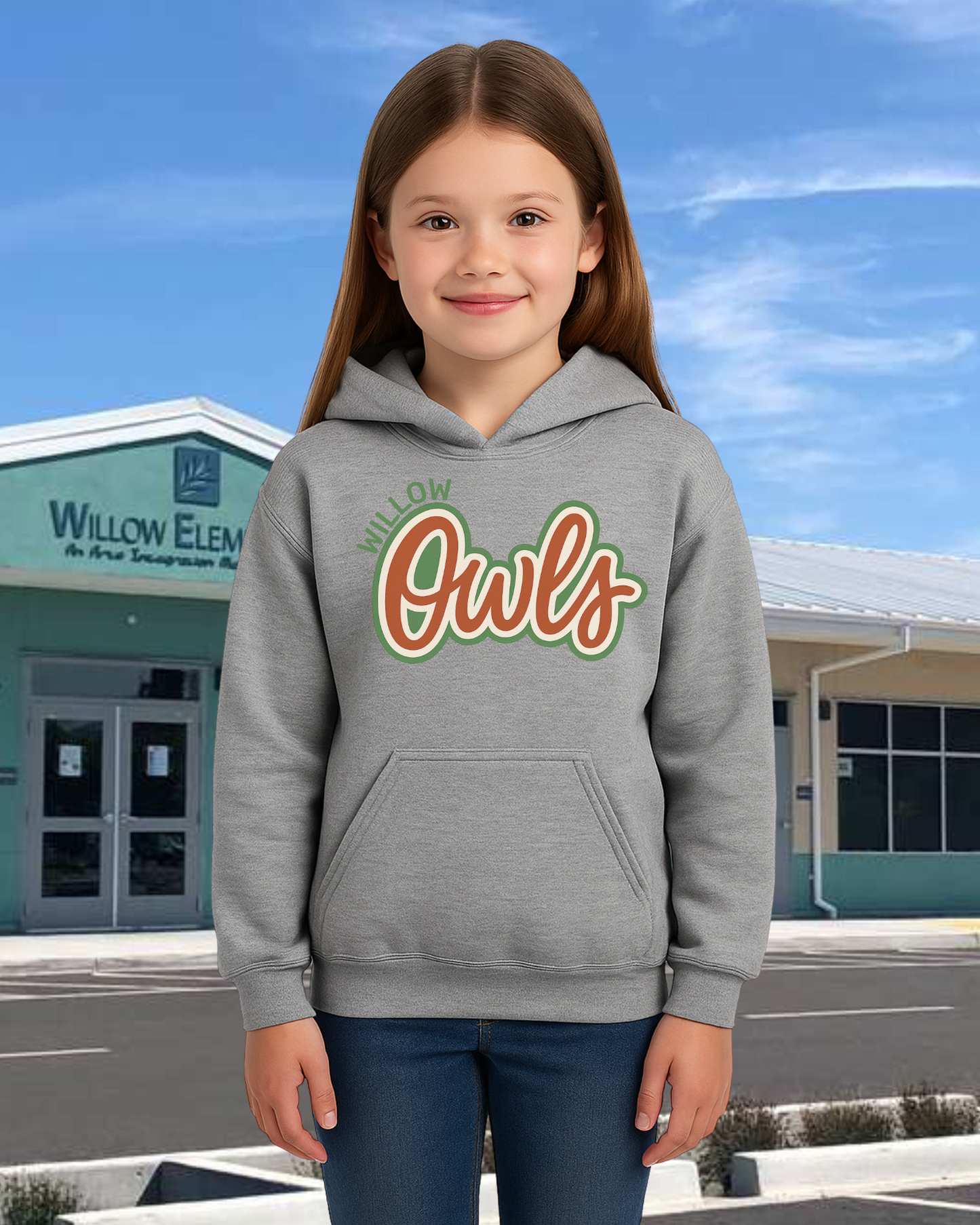 Retro Owls Youth Hoodie