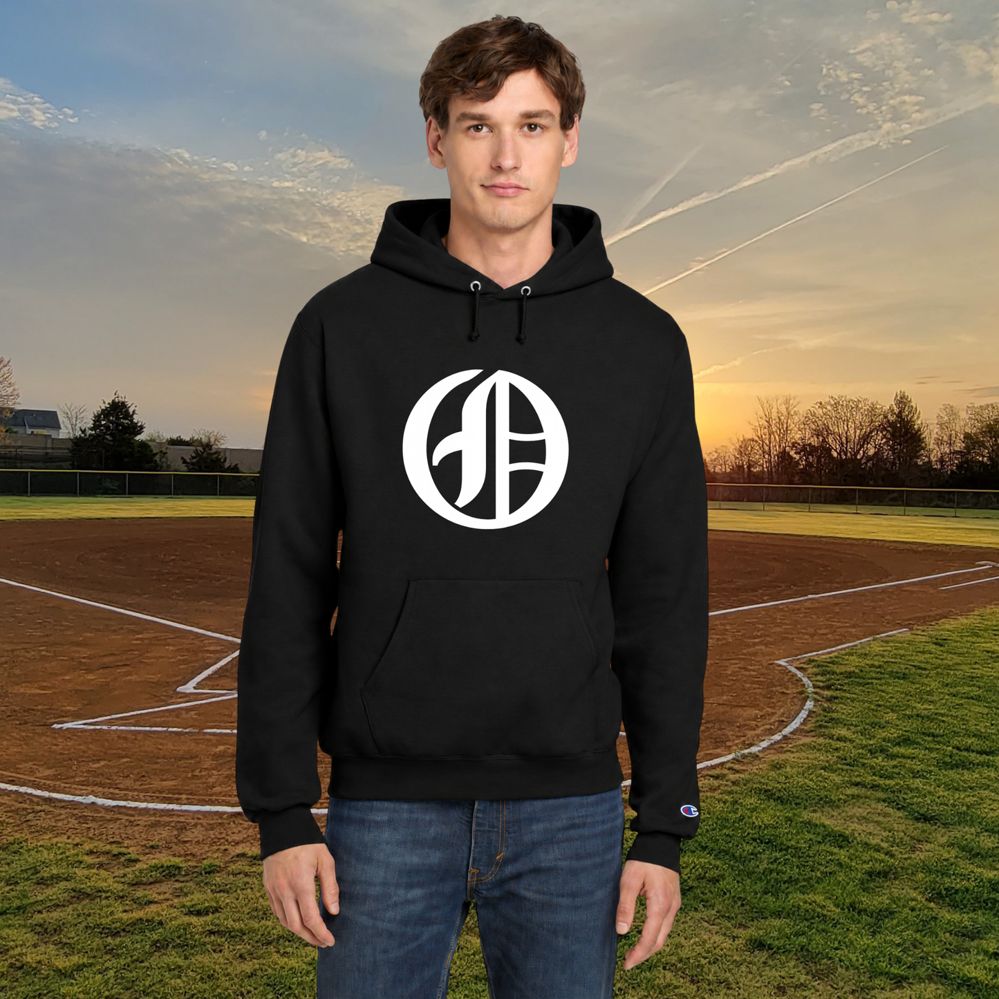 OH Logo Champion Unisex Adult Hoodie