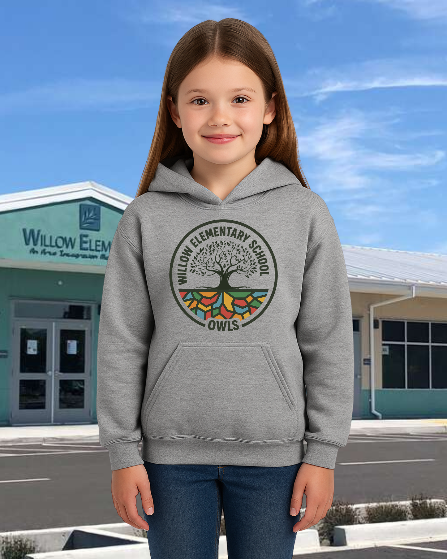 Willow Owls Rooted Youth Hoodie