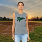 Ohana Tigers Script Bella+Canvas Muscle Tank