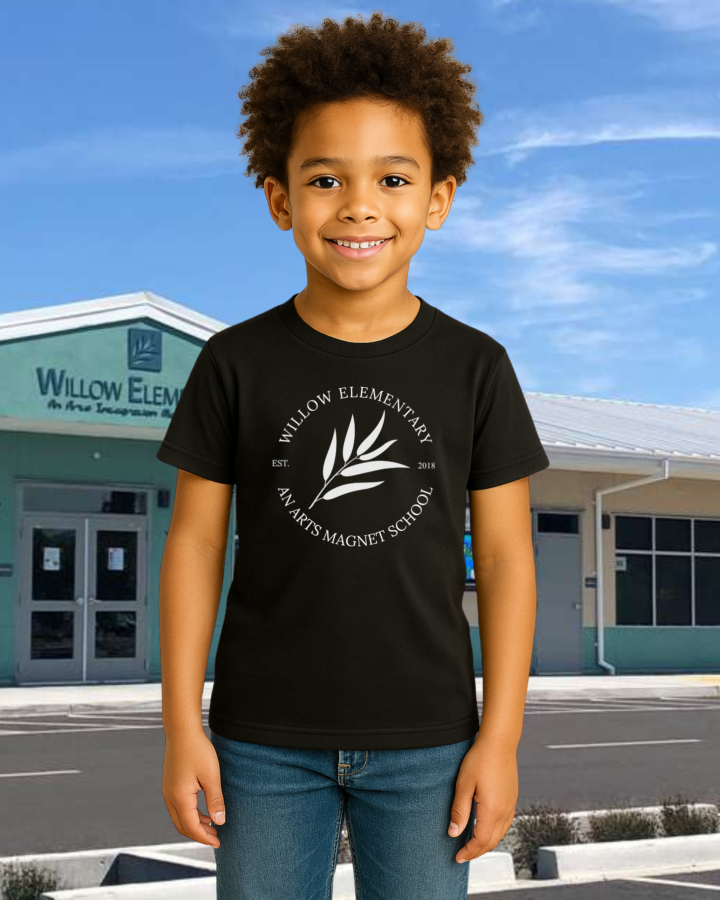 Willow Arts Magnet Est. 2018 Youth Tee
