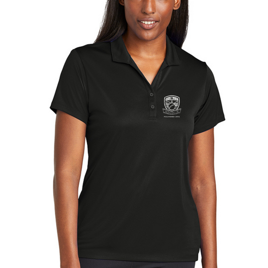 Distressed NVCC Ladies Polo - Print