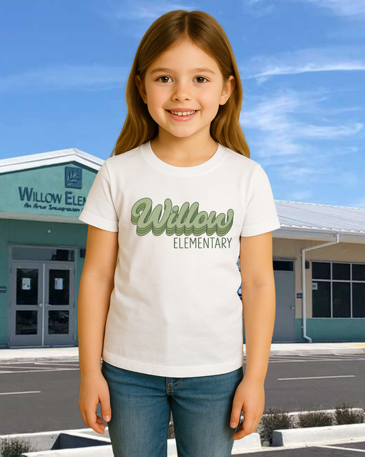 Willow Elementary Retro Youth Tee