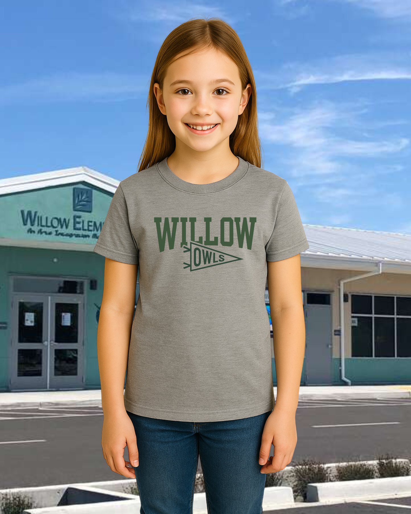Willow Pennant Youth Tee