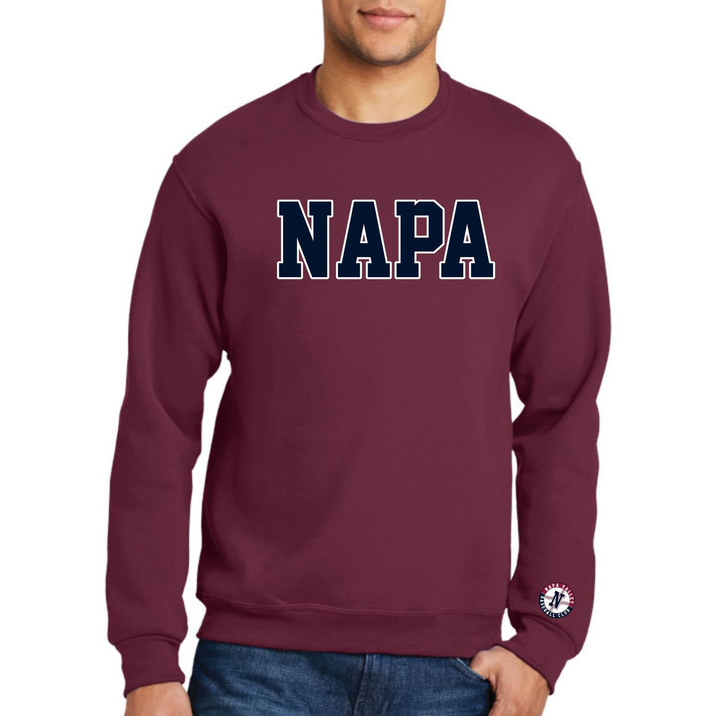 Napa Crewneck Pullover Sweatshirt