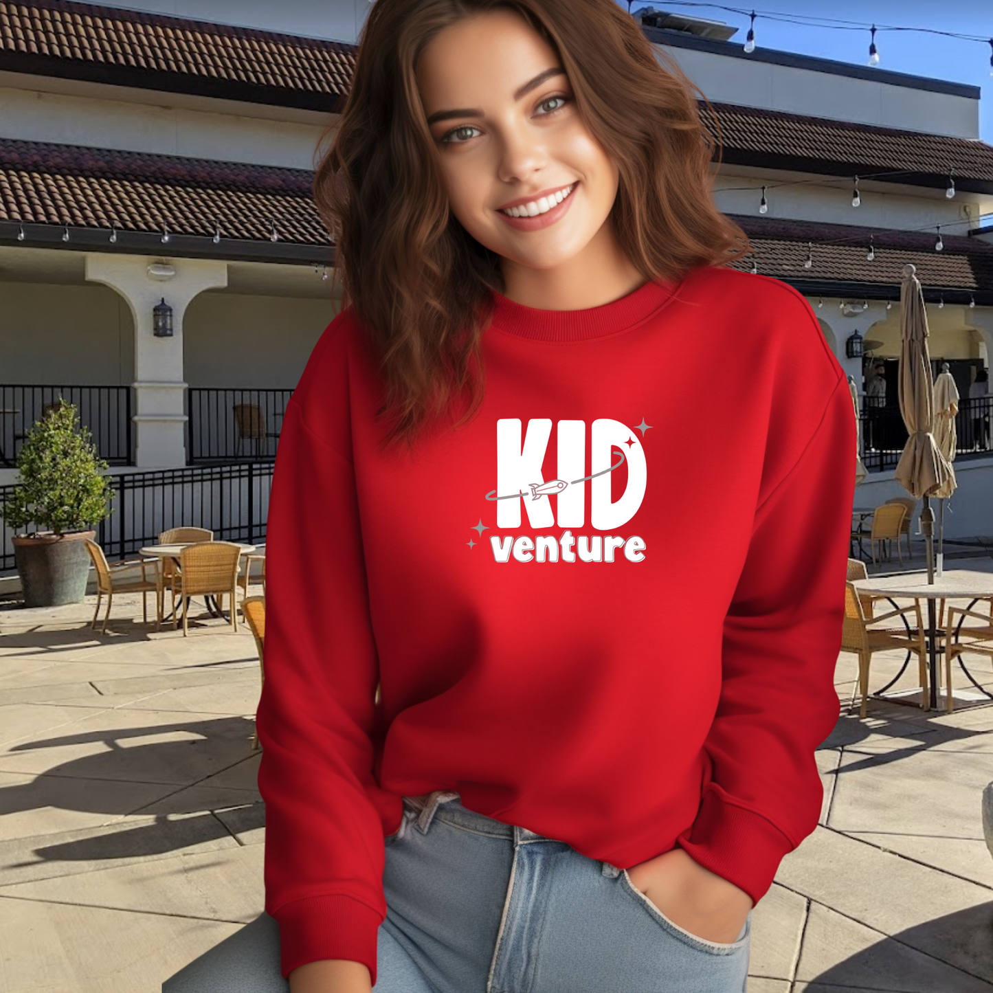 Kid Venture Adult Crewneck Pullover