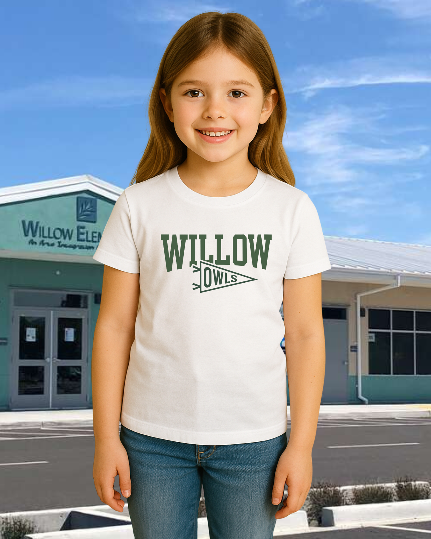 Willow Pennant Youth Tee