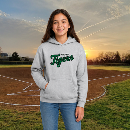 Ohana Tigers Script Youth Hoodie