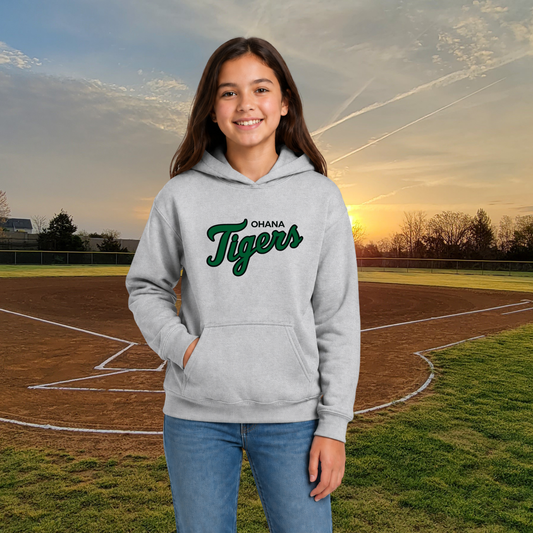Ohana Tigers Script Youth Hoodie