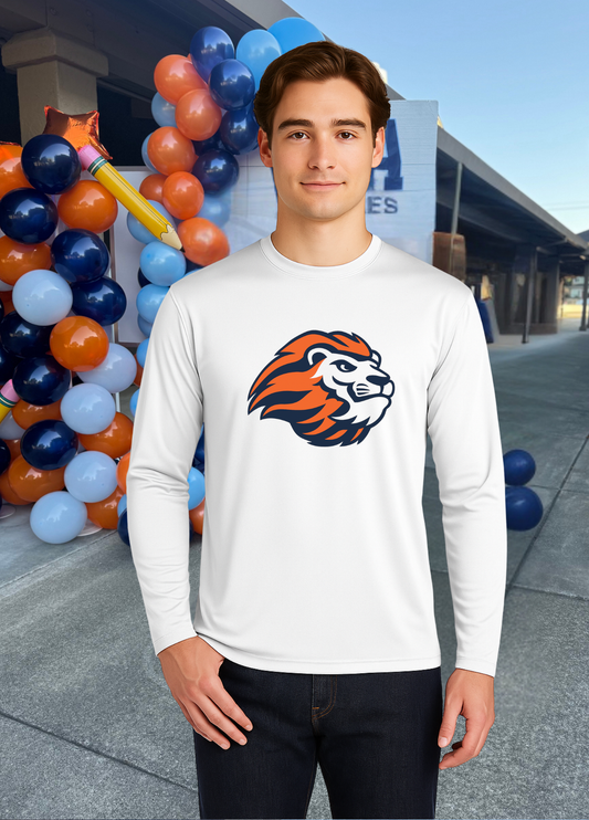 Unisex Long Sleeve Lion Head Tee