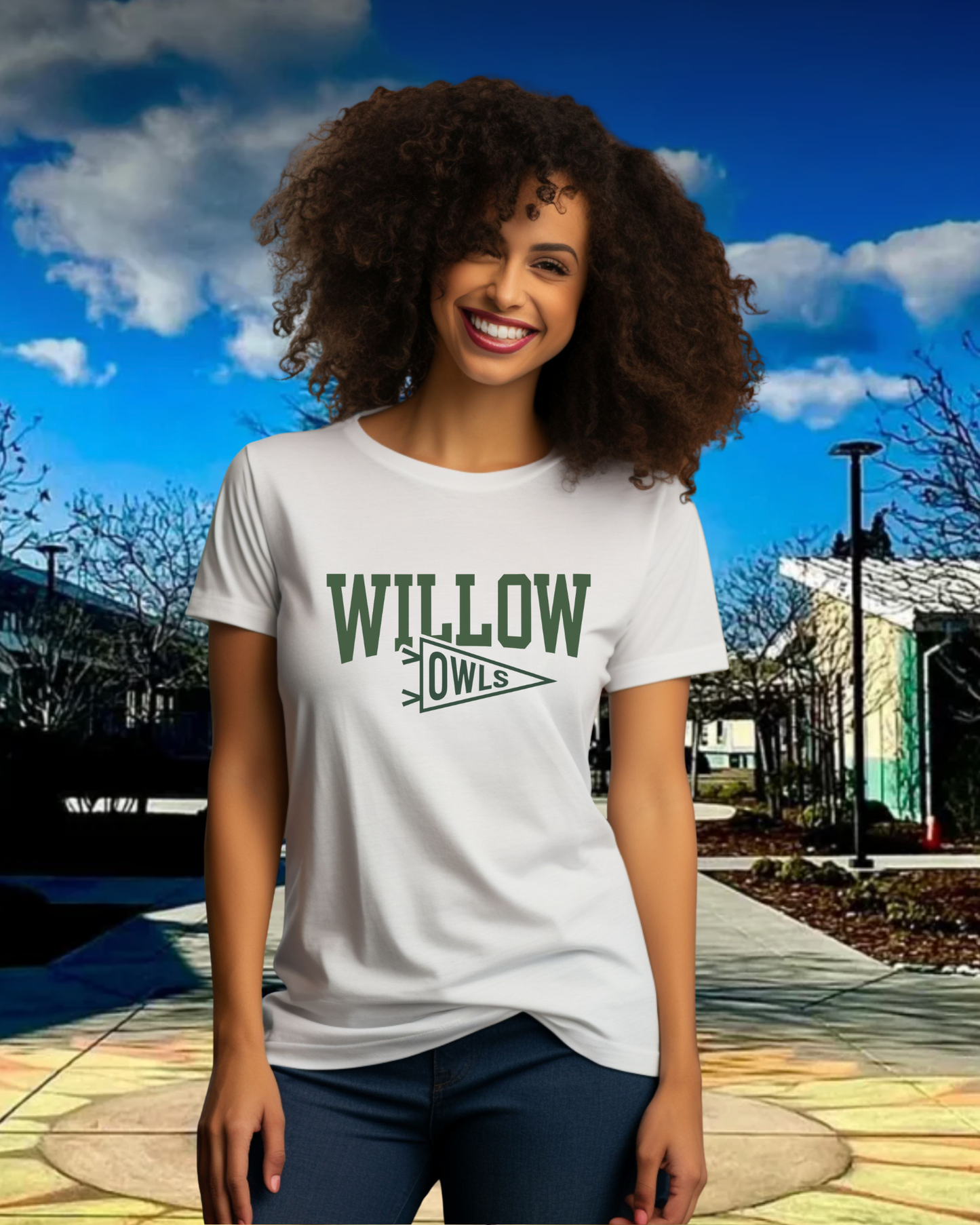 Willow Pennant Ladies Tee