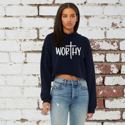 Worthy Crop Hoodie