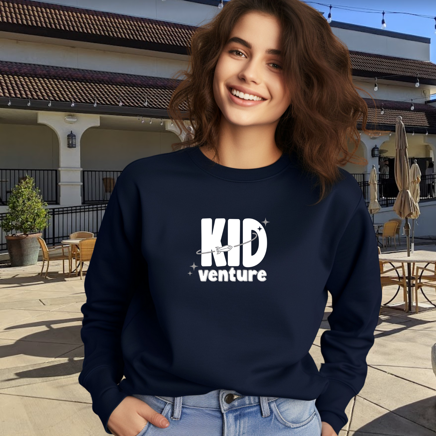 Kid Venture Adult Crewneck Pullover