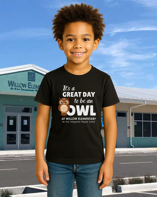 It's A Great Day To Be An Owl Youth Tee