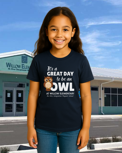 It's A Great Day To Be An Owl Youth Tee