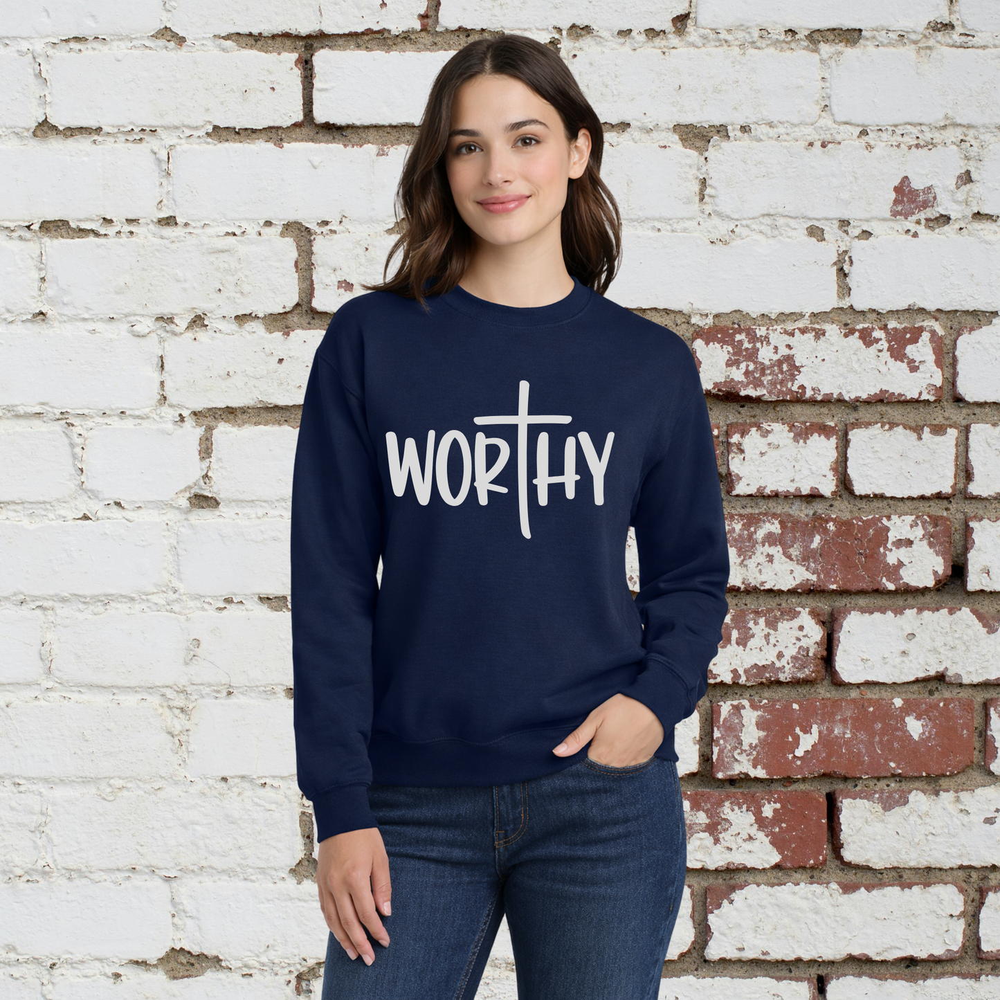 Worthy Crewneck Unisex  Pullover