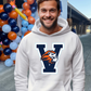Unisex V Lion Head Hoodie
