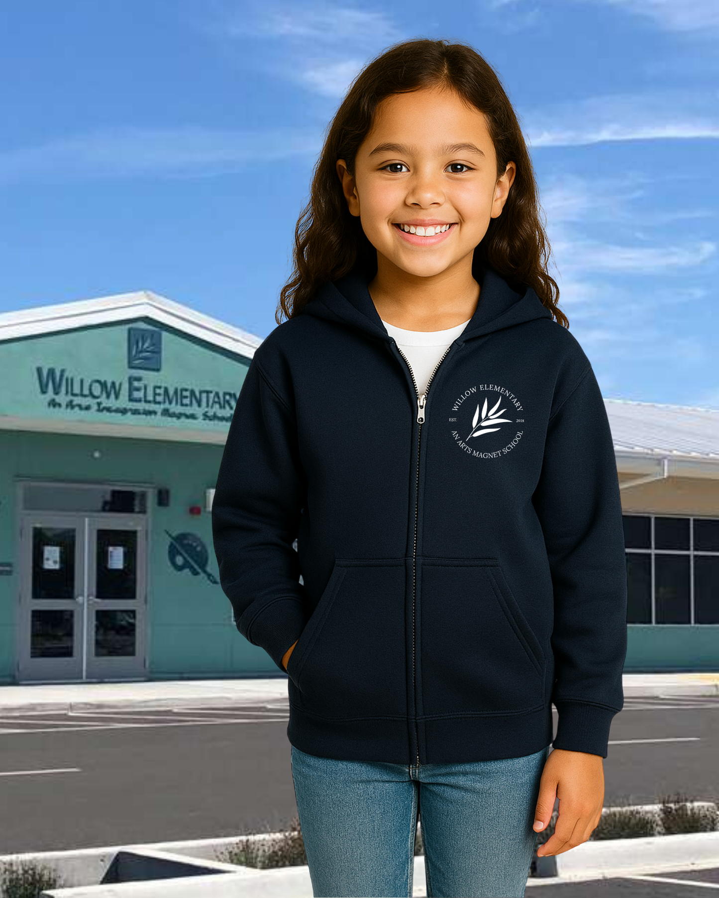 Willow Youth Zip Up Hoodies