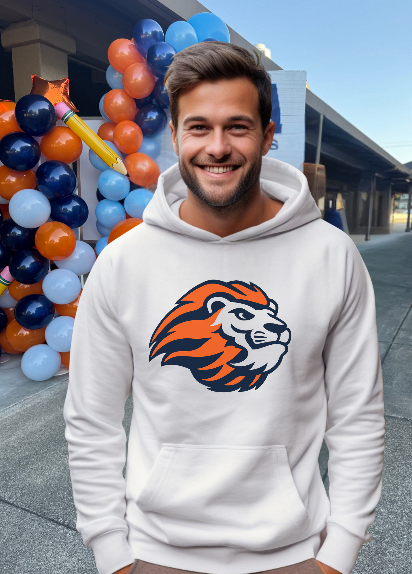 Unisex Lion Head Hoodie