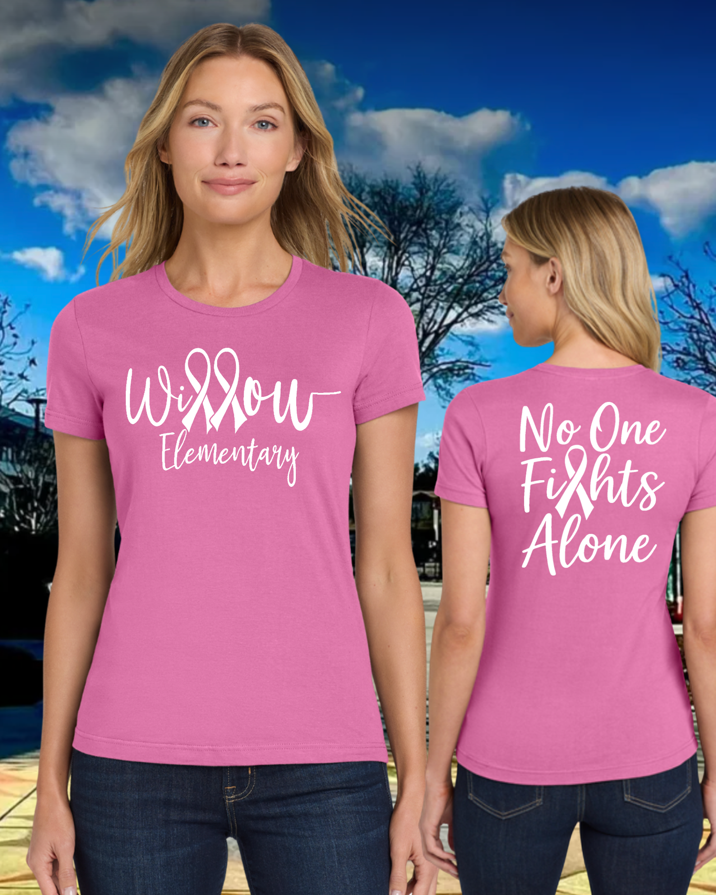 No One Fights Alone Ladies Tee
