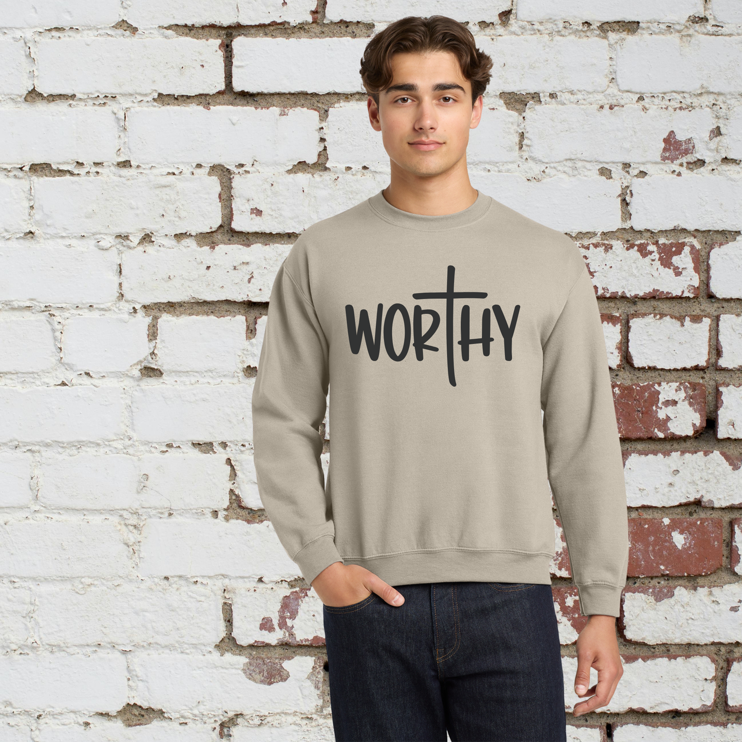 Worthy Crewneck Unisex  Pullover