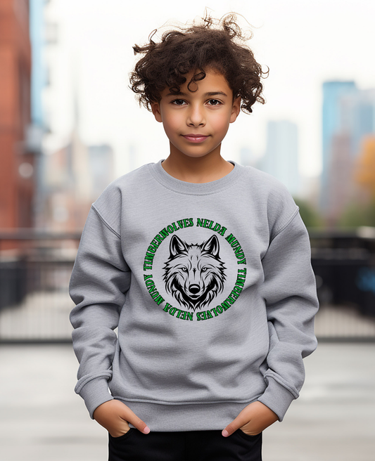 Youth Timberwolves Circle Crewneck