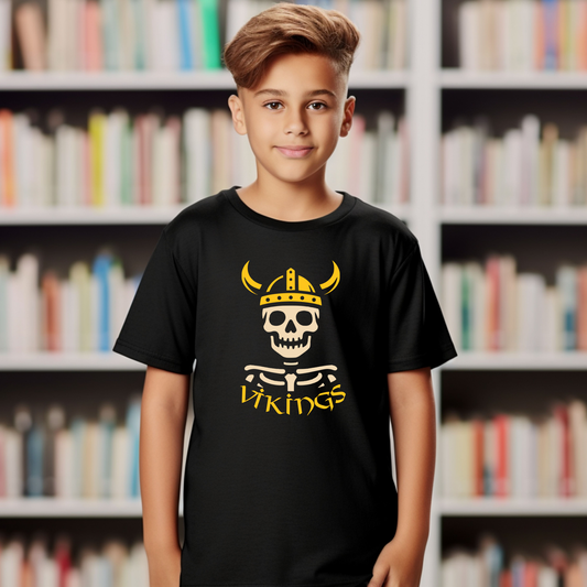 Halloween Vikings Soft Cotton Tee